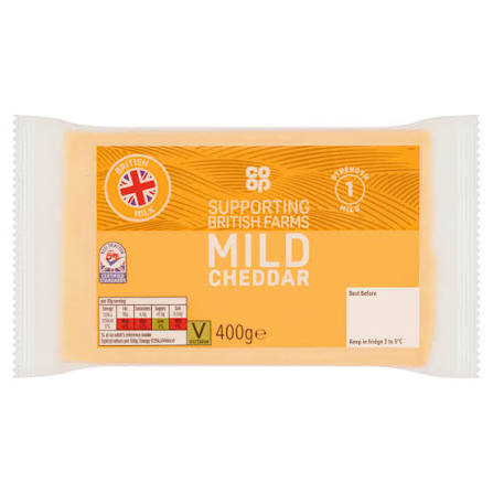 Co-op Mild Cheddar 400g