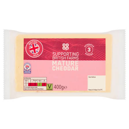 Co-op Mature Cheddar 400g
