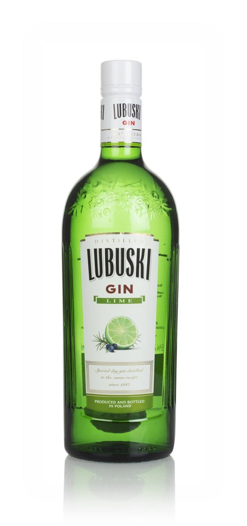 Lubuski Lime Gin 1L bottle