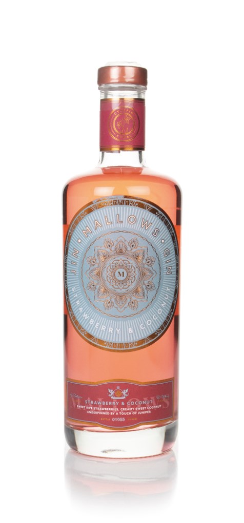 Mallows Strawberry & Coconut Gin 70cl bottle